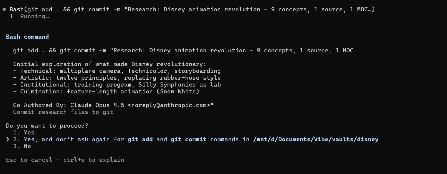 Saving your vault to git